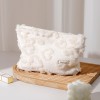 Soft Creamy Heart Plush Everyday Pouch Set