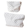 Black Polka Dot Makeup Pouch