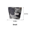 Dark Blue Floral Makeup Pouch