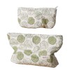 Fresh Cotton Linen Embroidered Makeup Pouch