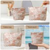 Fresh Pink Bouquet Cosmetic Pouch