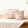 Fresh Pink Bouquet Cosmetic Pouch