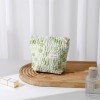 Light Green Floral Makeup Pouch