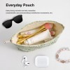 Light Green Floral Makeup Pouch