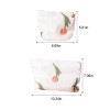 Organic Cotton Tulip Makeup Pouch