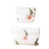 Organic Cotton Tulip Makeup Pouch