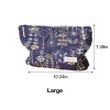 Embroidered Cotton Linen Makeup Bag 