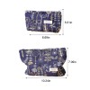 Embroidered Cotton Linen Makeup Bag 