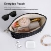 Polka Dot Pearl Chain Makeup Bag