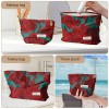 Vintage Floral Makeup Bag 