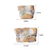 Yellow Floral Makeup Pouch