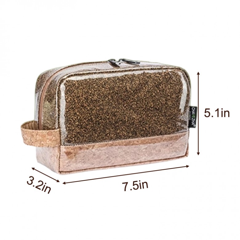 Eco-Friendly Tea Leaf Residue Makeup Bag Eco-Friendly Tea Leaf Residue Makeup Bag