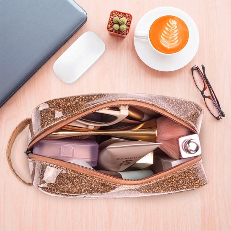 Eco-Friendly Tea Leaf Residue Makeup Bag Eco-Friendly Tea Leaf Residue Makeup Bag