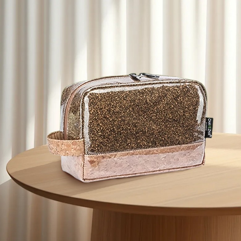 Eco-Friendly Tea Leaf Residue Makeup Bag Eco-Friendly Tea Leaf Residue Makeup Bag