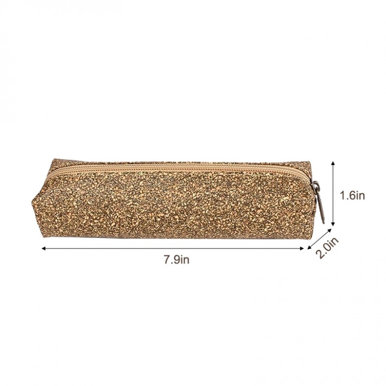 Eco-friendly Tea Leaf Pencil Case Makeup Brush Bag Eco-friendly Tea Leaf Pencil Case Makeup Brush Bag