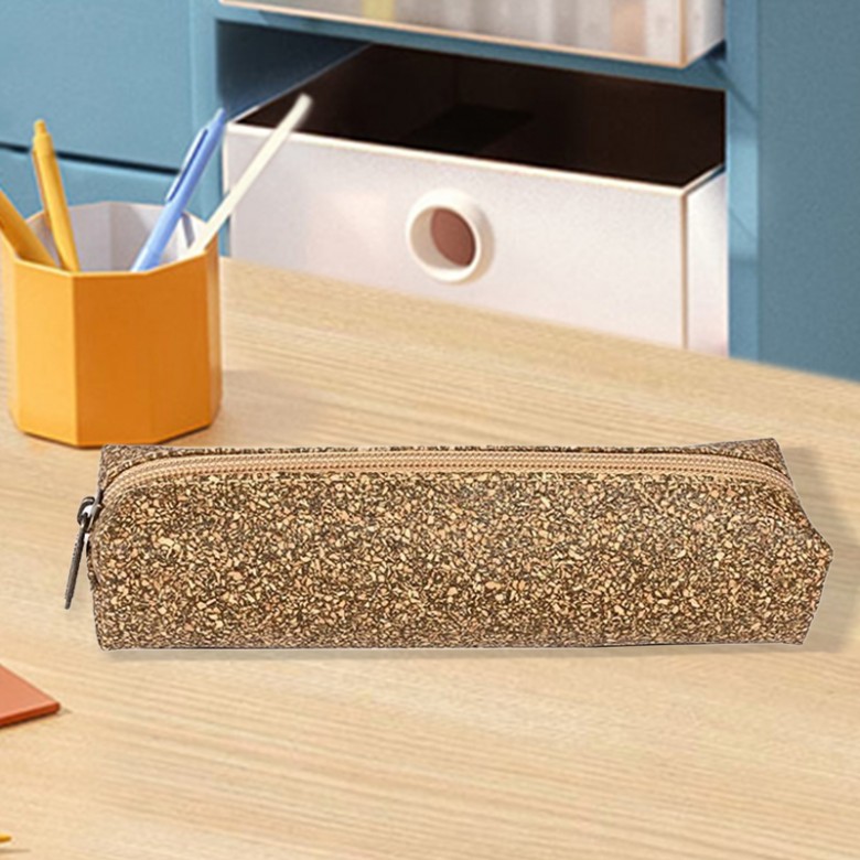 Eco-friendly Tea Leaf Pencil Case Makeup Brush Bag Eco-friendly Tea Leaf Pencil Case Makeup Brush Bag